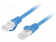 Patch cord; RJ45 plug,both sides; U/UTP; 6; stranded; Cu; LSZH LANBERG