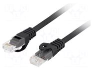 Patch cord; RJ45 plug,both sides; U/UTP; 6; stranded; Cu; LSZH LANBERG