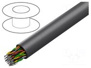 Wire; EcoCable Mini; 25x2x22AWG; unshielded; 300V; 30.5m; Cu; 100ft ALPHA WIRE