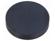 Magnet: permanent; hard ferrite; 15N; Ø: 35.2mm; H: 6.5mm ELESA+GANTER
