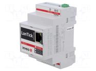 Industrial module: digital input; 5÷50°C; 10÷24VDC; IN: 4 INVEO