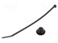 Grommet; Ømount.hole: 16mm; black; Panel thick: max.2.5mm LAPP