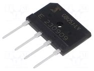 Bridge rectifier: single-phase; Urmax: 600V; If: 25A; Ifsm: 325A DIOTEC SEMICONDUCTOR