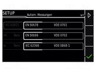 Software; update increasing the range of functions; SECUTEST GOSSEN METRAWATT
