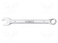 Wrench; combination spanner; 9mm; Chrom-vanadium steel; L: 130mm NEO TOOLS