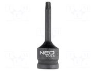 Socket; socket spanner,Torx®,impact; TX40; 1/2" NEO TOOLS