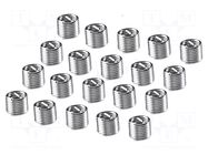 Kit: for thread repair; Kit: threaded insert; Thread: M6; 20pcs. NEO TOOLS