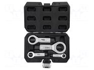 Kit: nut splitter; for to damaged nuts; 4pcs. NEO TOOLS