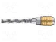 Quick connection coupling; brass; Øint: 4mm; Øout: 6mm NEO TOOLS
