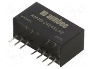 Converter: DC/DC; 3W; Uin: 18÷36VDC; Uout: 24VDC; Iin: 154mA; SIP8 AIMTEC