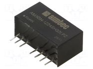 Converter: DC/DC; 3W; Uin: 4.5÷18VDC; Uout: 24VDC; 306mA; SIP8; THT AIMTEC