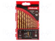 Drill set; for metal; metal,steel; 13pcs. PROLINE