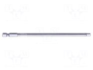 Screwdriver bit; hex key; HEX 4mm; Overall len: 100mm; 2pcs. PROLINE