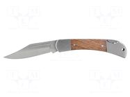 Knife; universal; 50mm; Material: stainless steel; folding PROLINE