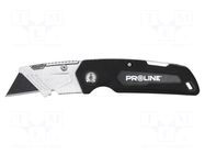 Knife; 60mm; side cutter for belts; folding PROLINE