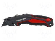 Knife; carton,textiles,universal; 60mm; side cutter for belts PROLINE