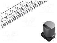 Capacitor: electrolytic; SMD; 22uF; 25VDC; Ø4x5.8mm; ±20%; 2000h PANASONIC
