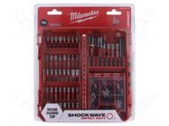 Kit: screwdriver bits; impact; 15pcs. Milwaukee