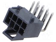 Connector: wire-board; socket; male; PIN: 8; Nano-Fit; angled; 2.5mm MOLEX