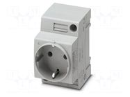 Connector: AC supply; socket; female; 16A; PIN: 3; screw terminal PHOENIX CONTACT