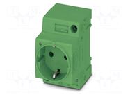 Connector: AC supply; socket; female; 16A; PIN: 3; screw terminal PHOENIX CONTACT
