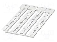 Marker label, plastic, plate with 20 labels PHOENIX CONTACT
