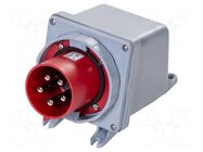 Connector: AC supply 3-phase; socket; male; PIN: 5; 125A; 415V; IP&S AMPHENOL