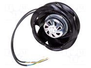 Fan: EC; radial; 230VAC; Ø175x67.2mm; 450m3/h; ball; 4000rpm; IP54 EBM-PAPST