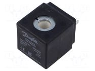 Accessories: coil for solenoid valve; 9mm; 24VDC; IP00; -40÷50°C DANFOSS