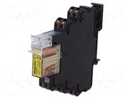 Relay: interface; DPDT; Ucntrl: 24VAC,24VDC; 8A; Variant: Relay set WEIDMÜLLER