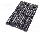 Wrenches set; 6-angles,socket spanner; Mounting: 1/2",1/4",3/8" BETA