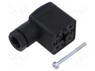 Connector: valve connector HIRSCHMANN