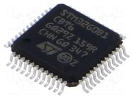IC: STM32 ARM microcontroller; 64MHz; LQFP48; 1.7÷3.6VDC; STM32G0 STMicroelectronics