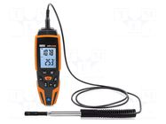 Thermoanemometer; LCD; 0÷50°C; 0÷100%RH; 190x65x45mm HT INSTRUMENTS
