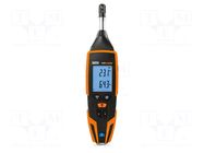 Thermo-hygrometer; LCD; -20÷60°C; 0÷100%RH; Accur: ±0.5°C; IP40 HT INSTRUMENTS