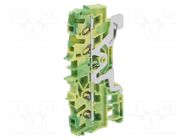 Splice terminal: rail; for DIN rail mounting; spring clamp; TS35 WAGO
