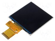 Display: TFT; 4"; 480x480; Illumin: LED; Dim: 77x80x2.3mm; 1000cd/m2 POWERTIP