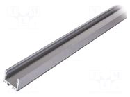 Profiles for LED modules; silver; L: 1m; OPK-4; aluminium KLUŚ