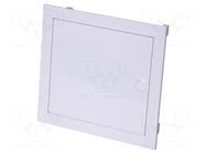 Enclosure: for modular components; IP40; plaster embedded PAWBOL