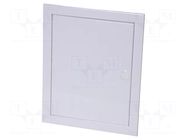 Enclosure: for modular components; IP40; plaster embedded PAWBOL
