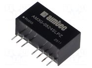 Converter: DC/DC; 3W; Uin: 4.5÷9VDC; Uout: 24VDC; Iin: 805mA; SIP8 AIMTEC