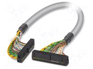 Ribbon cable with IDC connectors; IDC/FLK 40pin,both sides PHOENIX CONTACT