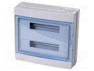 Enclosure: for modular components; IP65; light grey PAWBOL