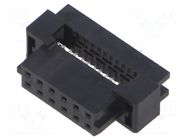 Connector: wire-wire/PCB; plug; female; PIN: 12; Milli-Grid; IDC MOLEX