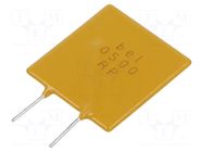 Fuse: PTC polymer; 5A; THT BEL FUSE