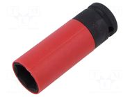 Socket; 6-angles,socket spanner,impact; HEX 21mm; 1/2"; long BETA