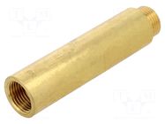 Splice terminal: extension; male-female,round; 100mm; BR GEBO
