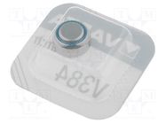 Battery: silver; coin,SR41; 1.55V; 40mAh; non-rechargeable; 1pcs. VARTA