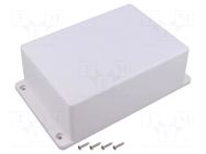 Enclosure: multipurpose; X: 125mm; Y: 175mm; Z: 65mm; TWF; ABS; white TAKACHI