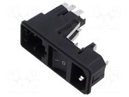 IEC 60320 connector KG Power Entry Module 10A C14 SCHURTER